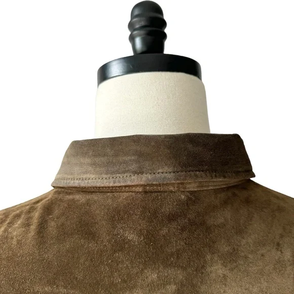 Polo Ralph Lauren Vintage Suede Cotton Lined Leather JacketXL